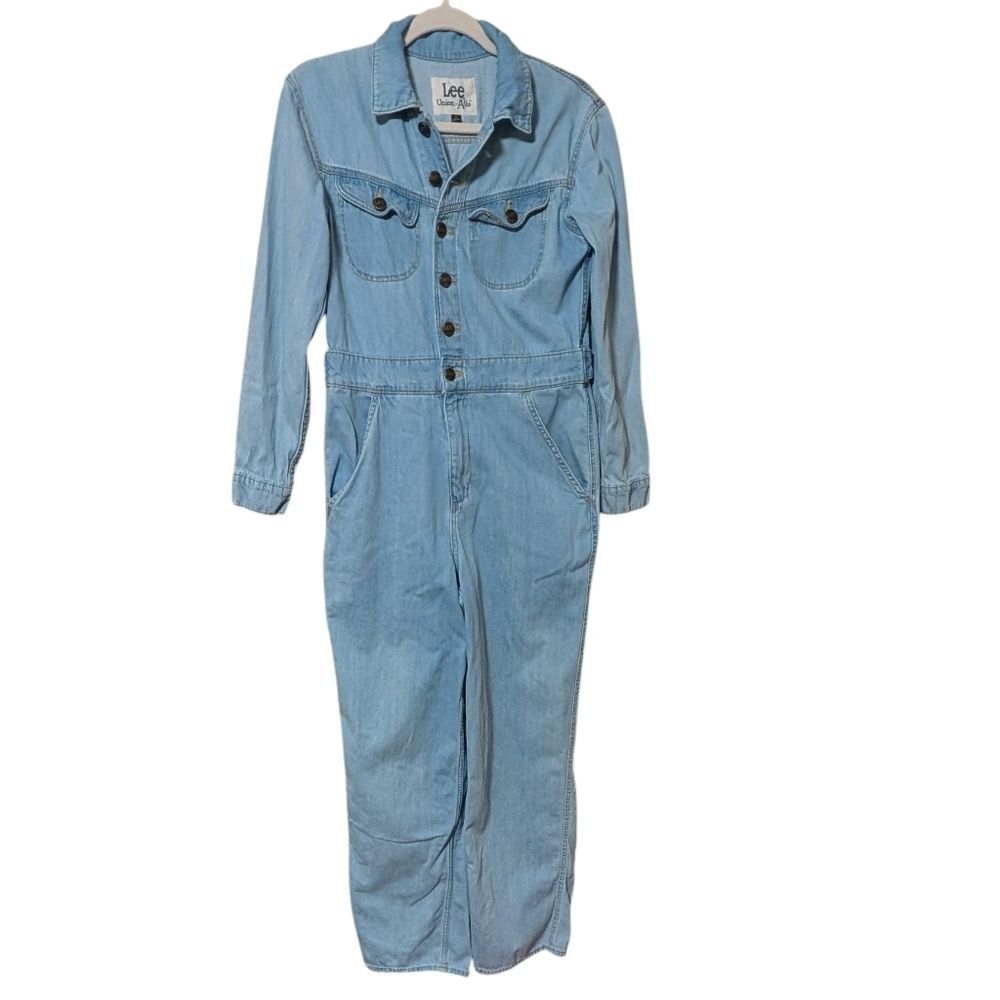 Lee coverall women's size XS Boilersuit Jumpsuit utility denim union-all premium - Picture 12 of 12